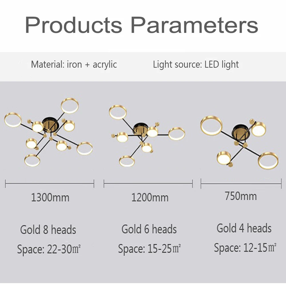 Eclatique Modern-Chandelier